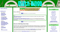 Desktop Screenshot of mathbingo.org